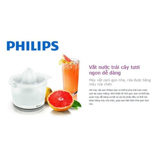 Mua  Mã ELHA22 giảm 6% đơn 300K   PHILIPS  Máy vắt cam Philips HR2738