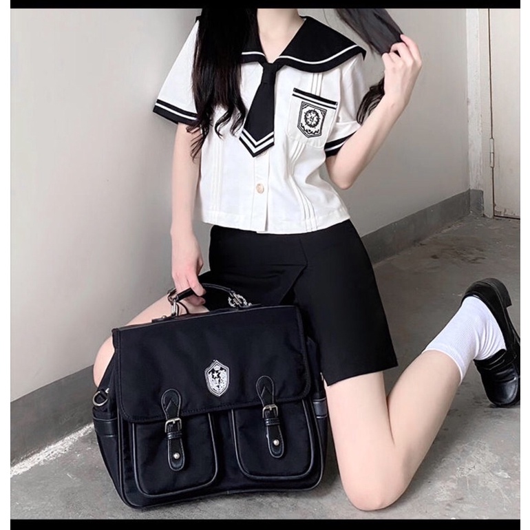 YAS0399-Set áo váy học viện Hàn Quốc