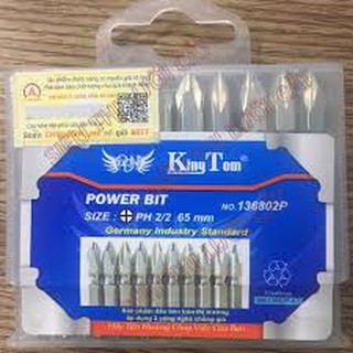Mũi bắn vít pake 2 đầu 65mm King Tom