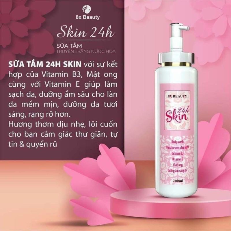 SỮA TẮM TRUYỀN TRẮNG HƯƠNG NƯỚC HOA PHÁP 8xBEAUTY | BigBuy360 - bigbuy360.vn
