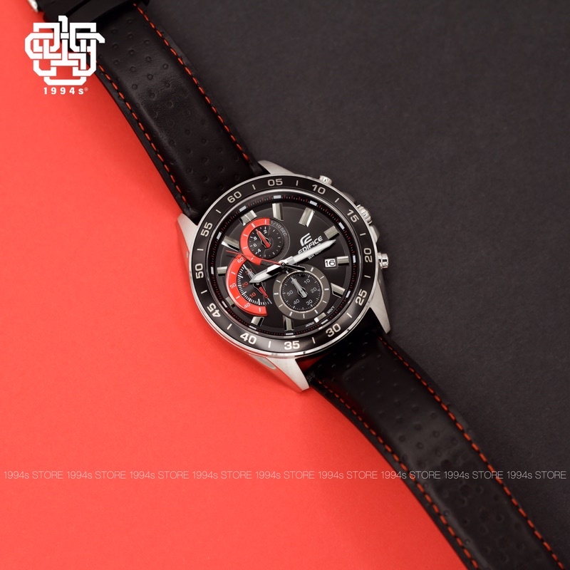 Đồng hồ nam Casio Edifice EFV-550L-1A dây da thật chính hãng