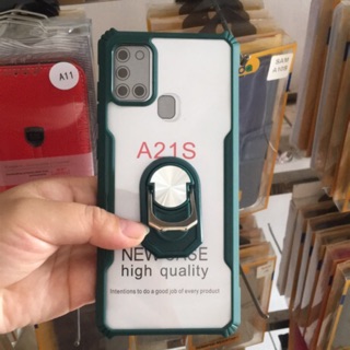 Ốp lưng chống sốc cao cấp kèm iring dành cho dòng máy SAMSUNG A21s