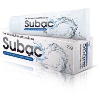 Gel làm sạch da sát khuẩn Subạc subac