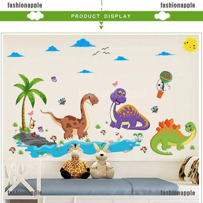❀❀ Sticker Dán Tường Hình Khủng Long Trang Trí Phòng Cho Bé