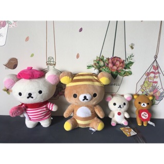 Set gấu bông rilak 4 con như hình