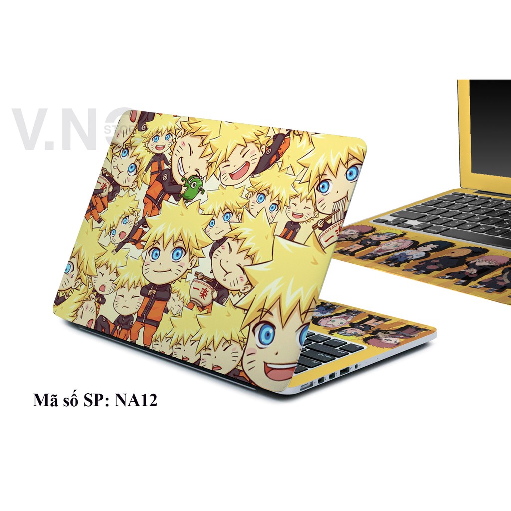 Decal dán Laptop V.NO SKIN - NARUTO 2 cao cấp cho các dòng laptop dell/acer/asus/lenovo/hp/macbook