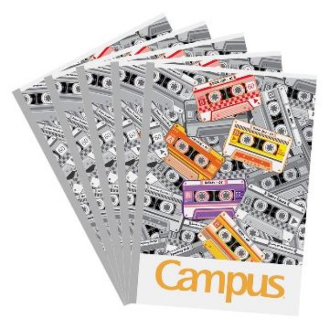 [sỉ ib] Combo 5 vở kẻ ngang campus A4