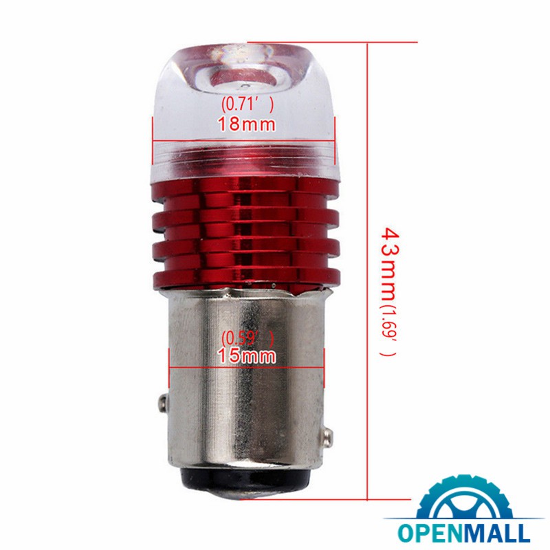 Đèn LED chiếu sáng khi thắng phanh xe hơi màu đỏ 157 BAY15D 1154 2057 2357