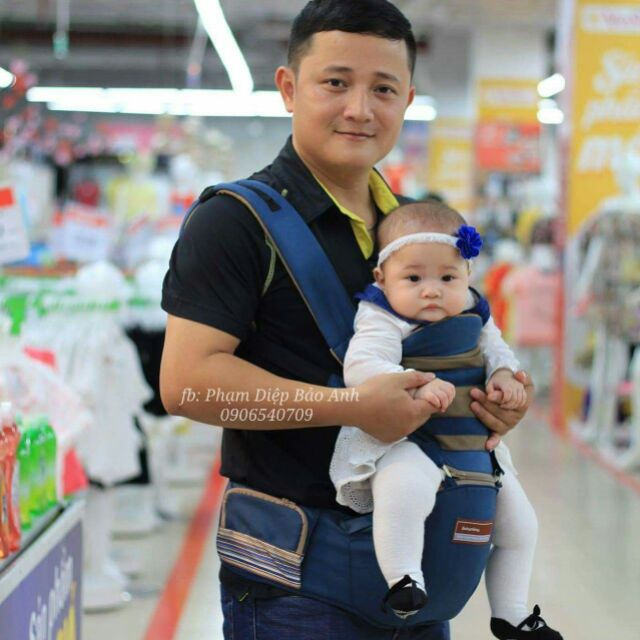 Địu ngồi cho bé yêu