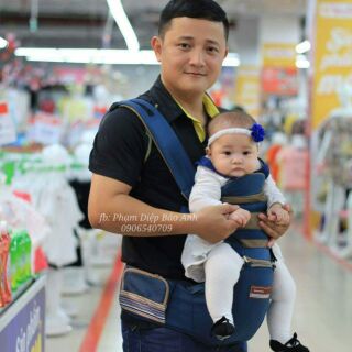 Địu ngồi cho bé yêu