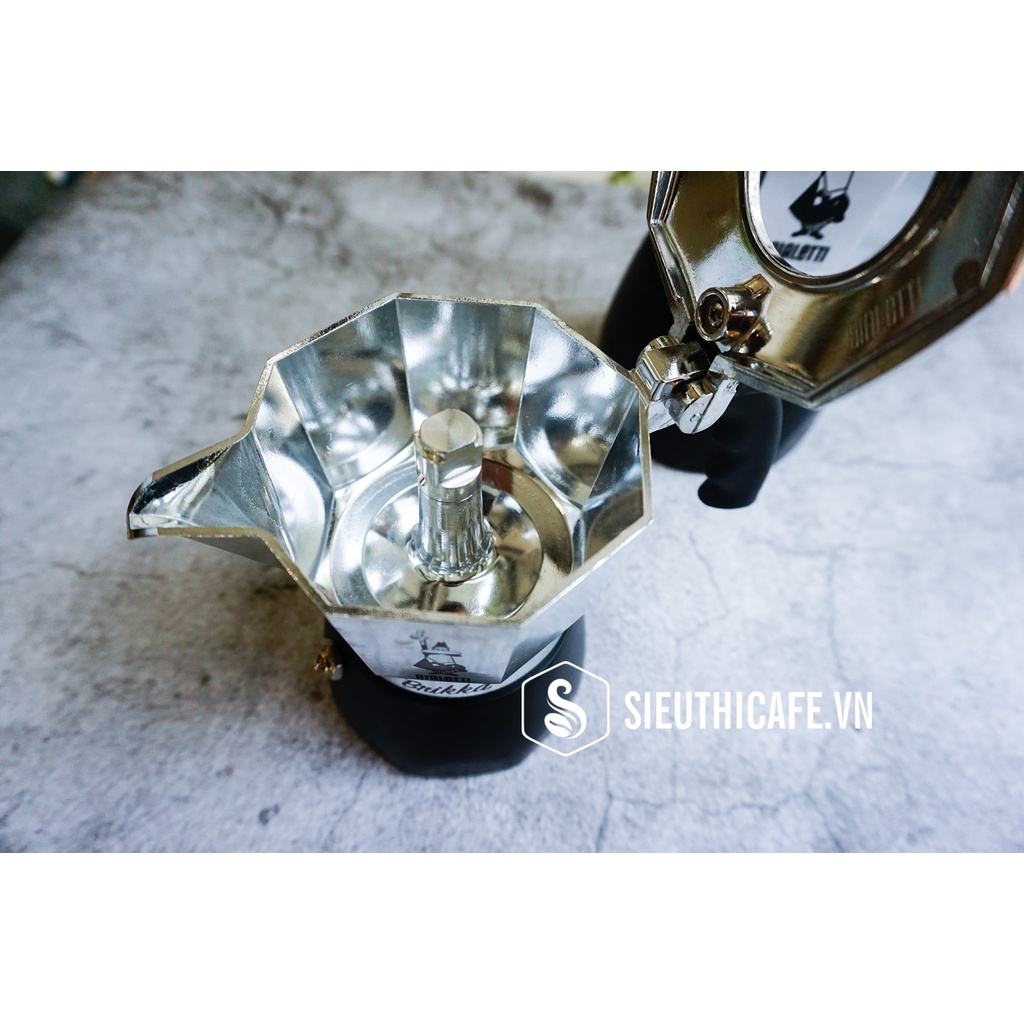 Ấm pha cà phê kiểu ý Moka Pot Brikka - 2 ly - New 2020