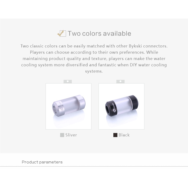 Hệ Thống Lọc Nước Bykski B-FIL-PA-V2 Double G1/4 Bằng Kim Loại + Acrylic Cho Máy Tính