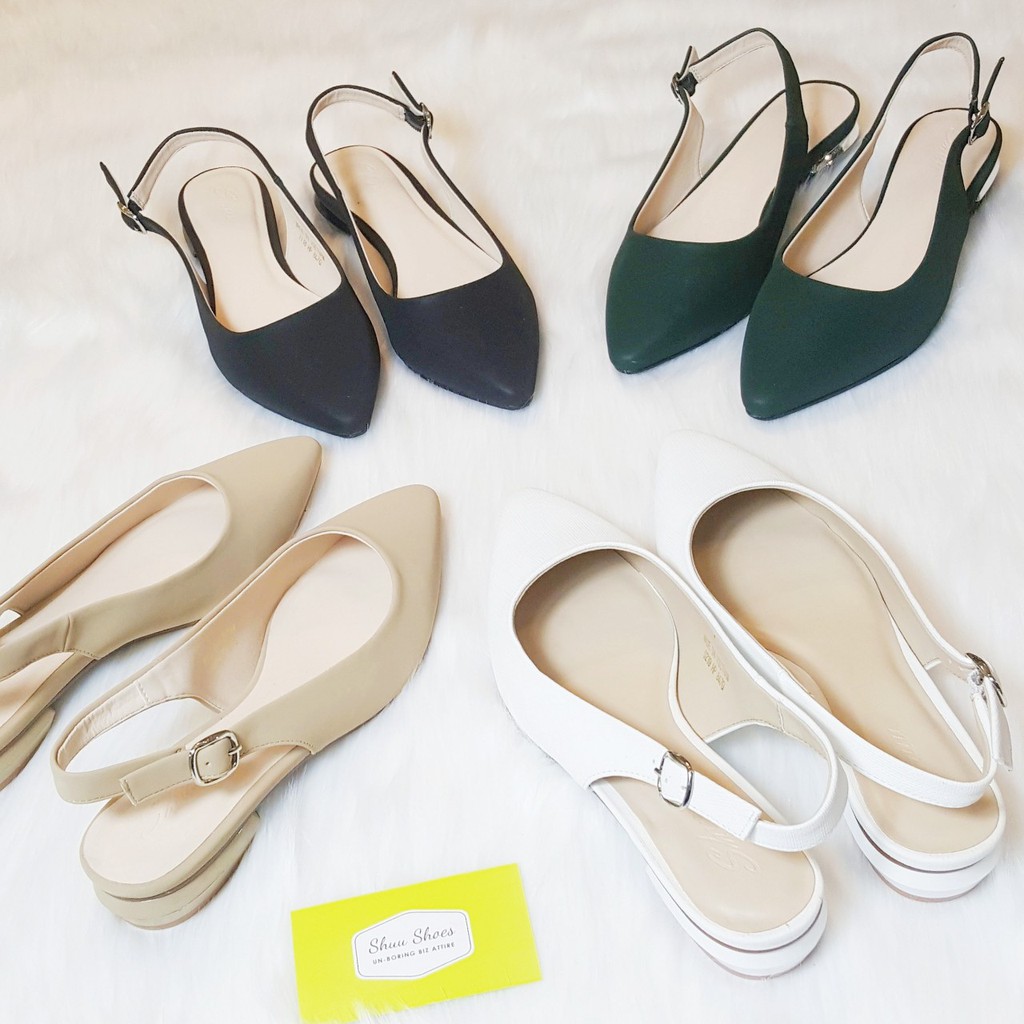 Sandal Búp Bê Mũi Nhọn