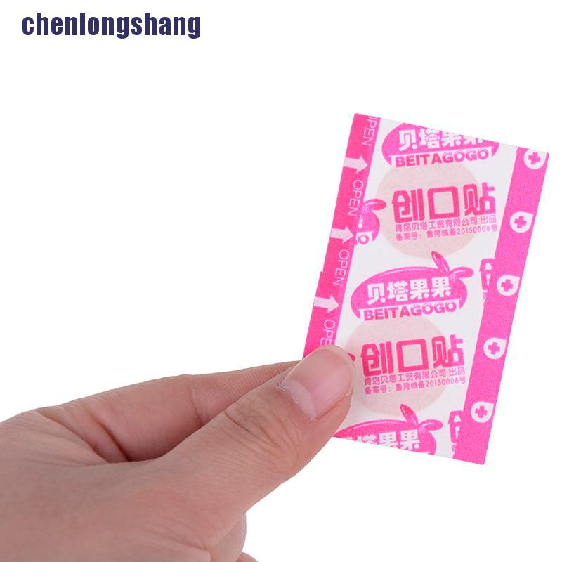 Hộp 100 Miếng Băng Cá Nhân Mini Hình Tròn Dùng Một Lần