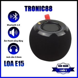 Loa bluetooth quả táo e15 vỏ chống thấm bass cực căng âm thanh siêu đỉnh