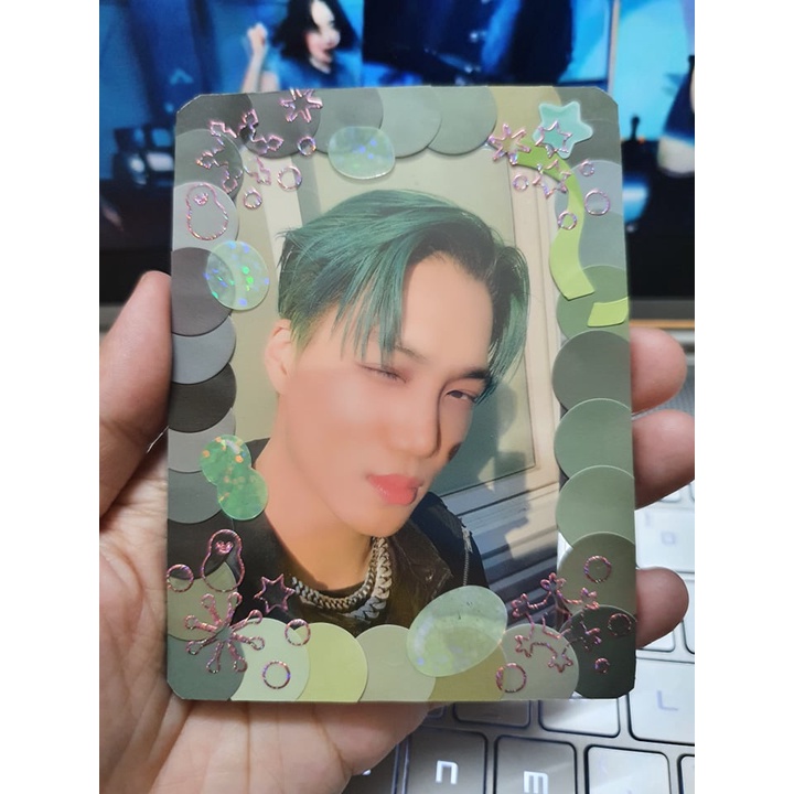 toploader trang trí sẵn bảo về card idol quầy gelato