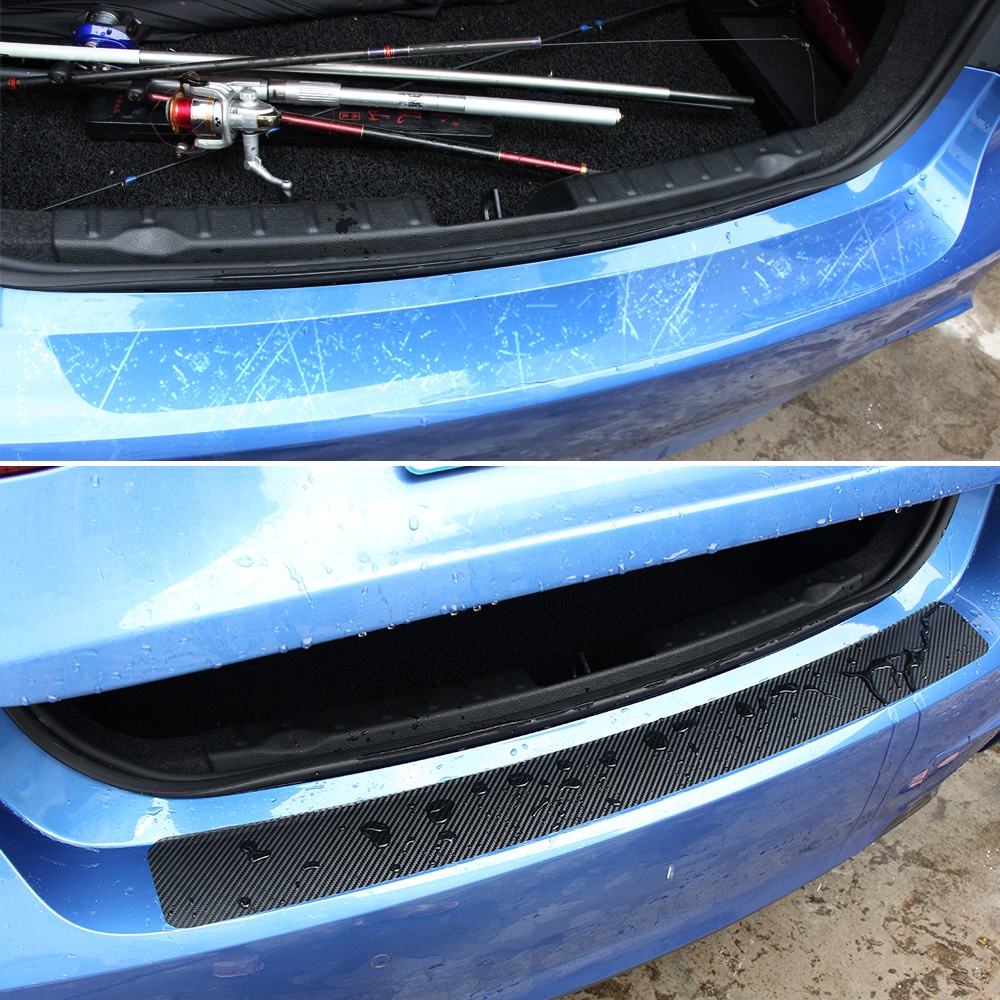 FENDER Miếng dán bảo vệ tấm chắn bùn phía sau xe hơi bằng sợi carbon chống đá trầy xước tiện dụng