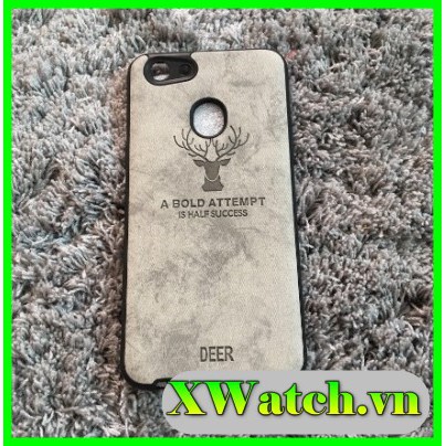 Ốp lưng Vải Hươu Oppo F5 / F7 F9 F3 A1K họa tiết hươu