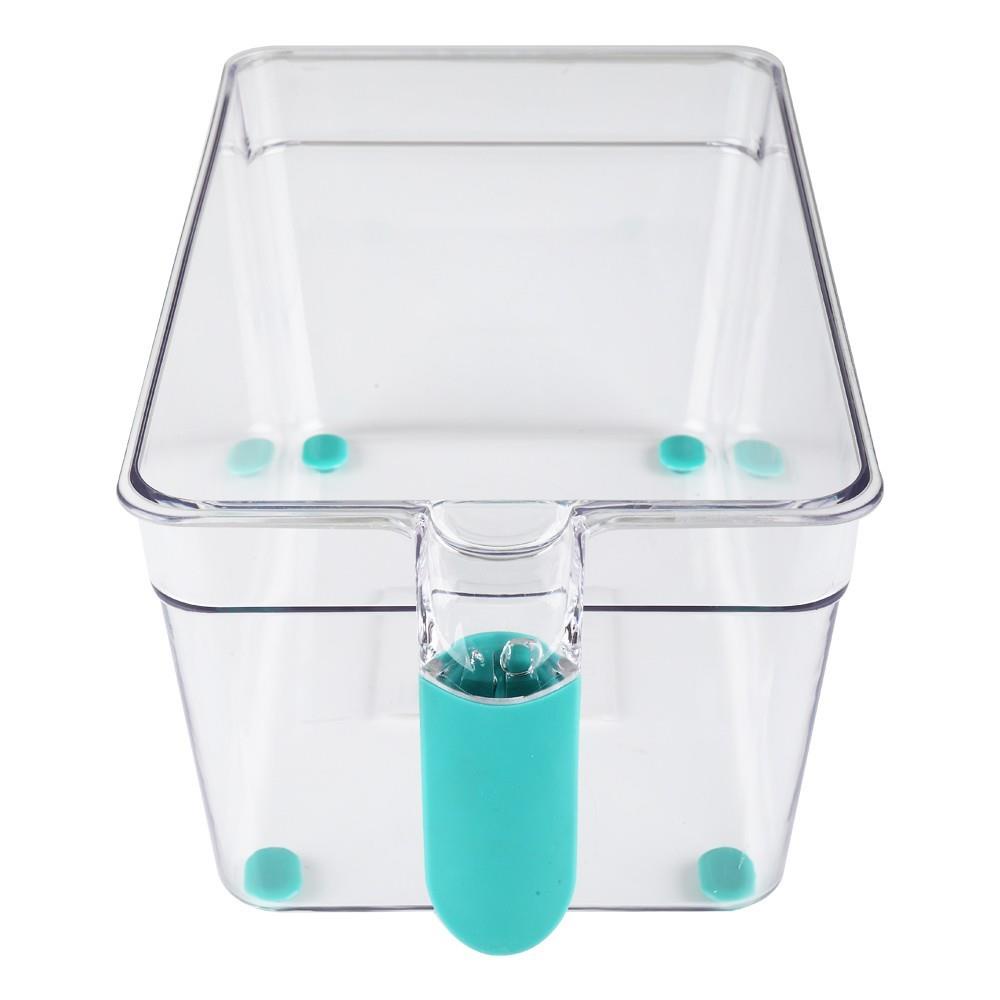 HomeBase KECH Hộp bảo quản tủ lạnh bằng nhựa có tay cầm W27.5xD15.5xH12cm