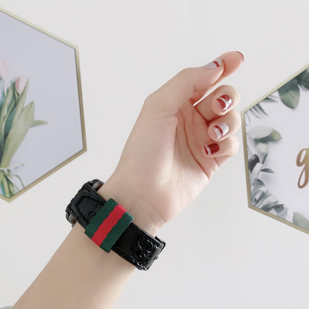 Dây Da Đồng Hồ Apple Watch Iwatch 38mm / 40mm / 42mm 44mm T500 W26 U78 Với 7 Màu Lựa Chọn
