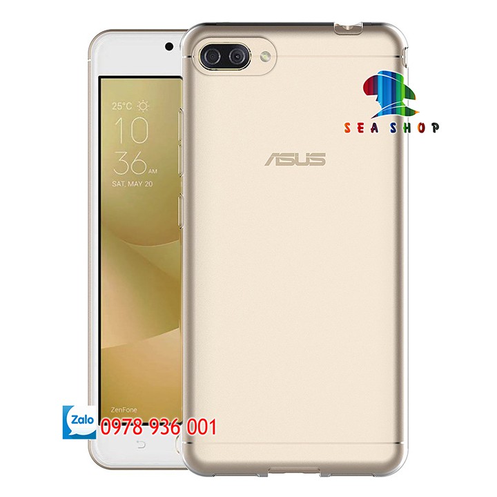 [SEASHOP] Bộ 2 ốp silicon dẻo Asus Zenfone 4 Max 5.2 inch - ZC520KL - X00HD trong suốt