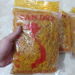 THUN CỘT CAO SU MÀU VÀNG, LOẠI 500G