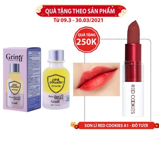 Tinh dầu trị mụn xoá vết thâm Grinif Pink Powder 40g
