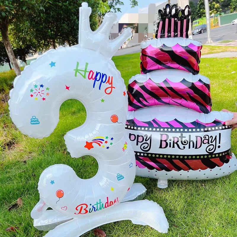 Bong Bóng Nhôm 32 Inch Chữ Happy Birthday