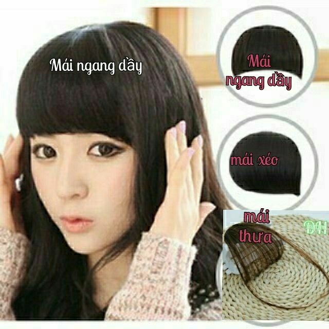 Tóc mái  giả