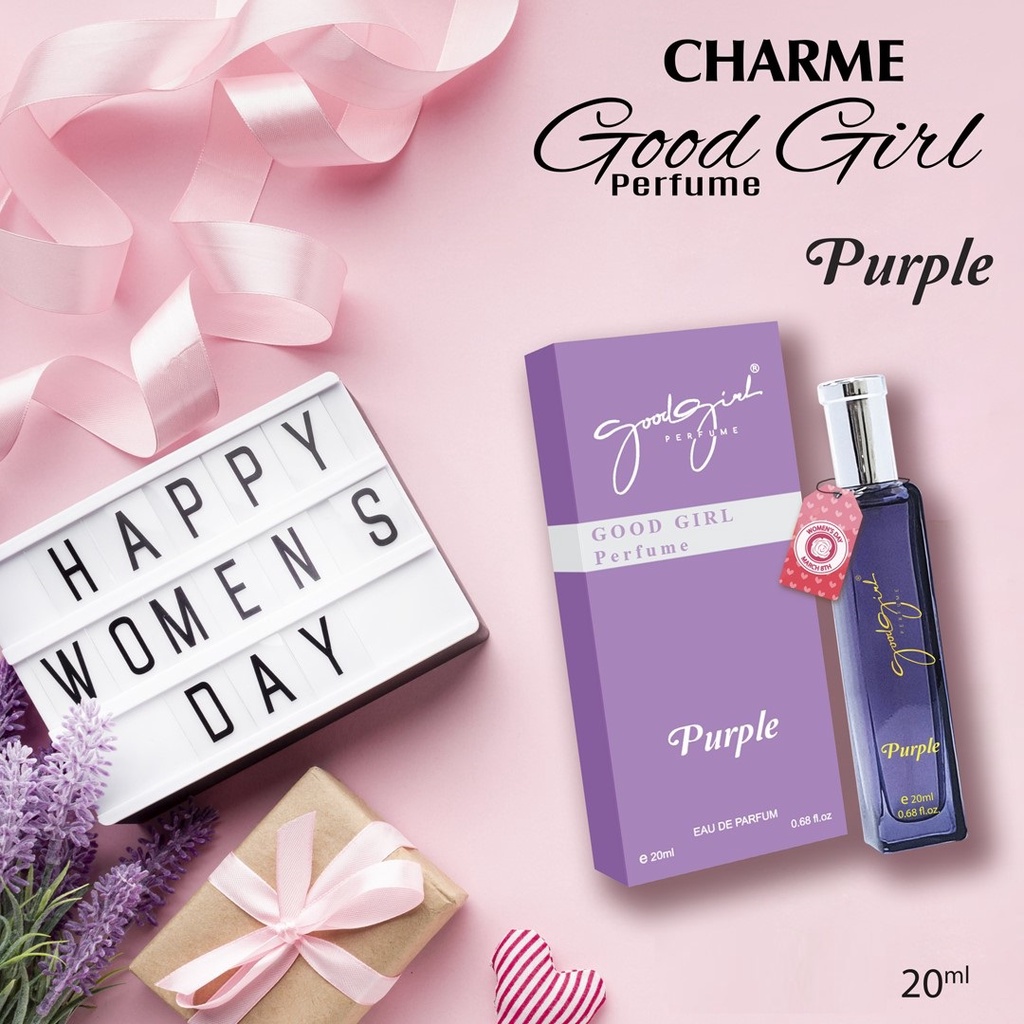 Nước hoa nữ Charme Good Girl 20ml - Màu Tím