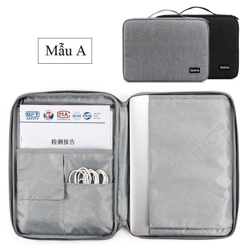 Mua ngay siêu HOT Cặp túi đựng chống sốc Laptop Ipad Surface và tài liệu giấy tờ Baona / Boona I004 W012 [Giảm giá 5%]