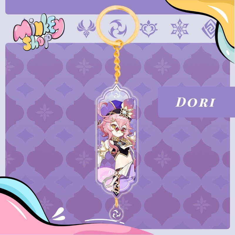 Móc Khóa GENSHIN Đẹp Dễ Thương phụ kiện ba lô, phụ kiện túi xách cute 02MKGEN-Minkey