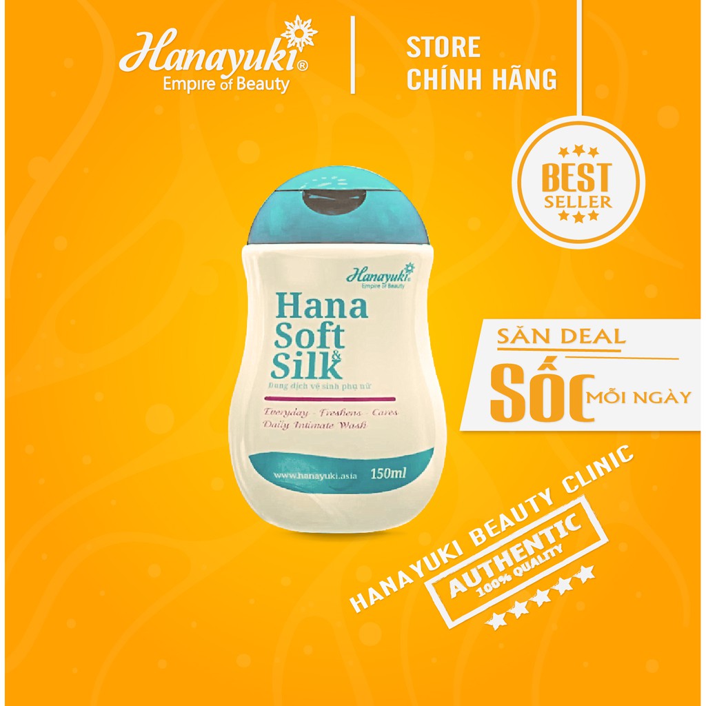 Giá sỉ- Combo 20 Dung Dịch Vệ Sinh Phụ Nữ Hana Soft Silk Hanayuki - HANAYUKI BEAUTY CLINIC