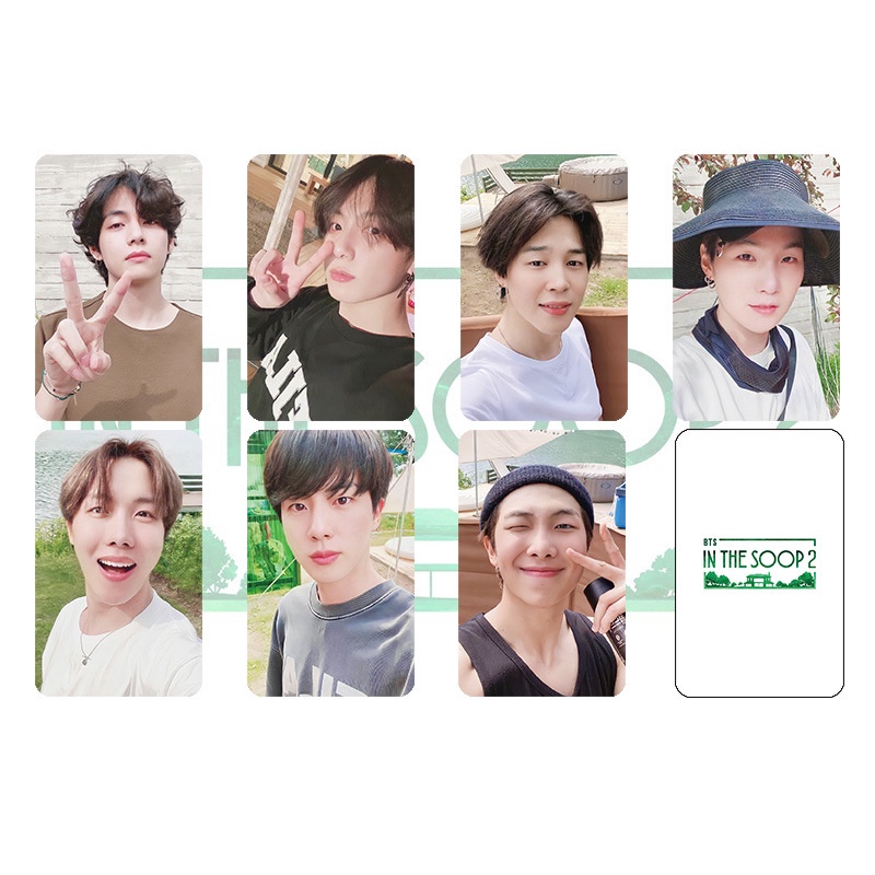 Photocard nhóm nhạc BTS - photo card BTS  - IN THE SOOP 2- hàng unoff