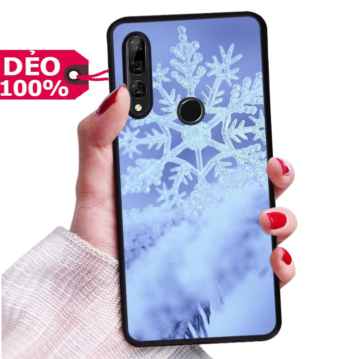 ỐP LƯNG DẺO HUAWEI Y9 PRIME 2019 HÌNH NỀN HOA TUYẾT MÙA ĐÔNG LẠNH GIÁ