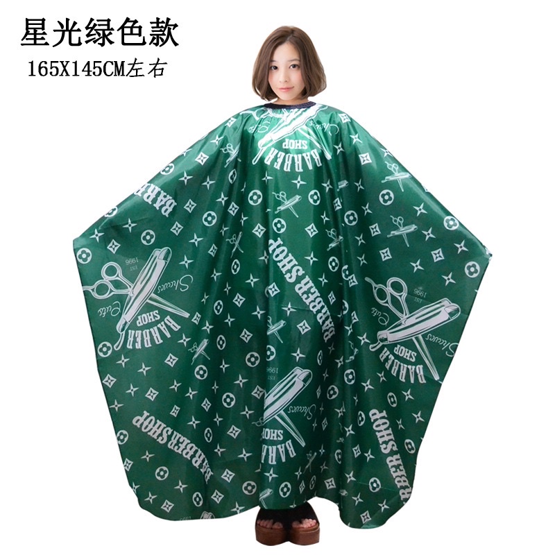 Áo choàng cắt tóc babershop LV