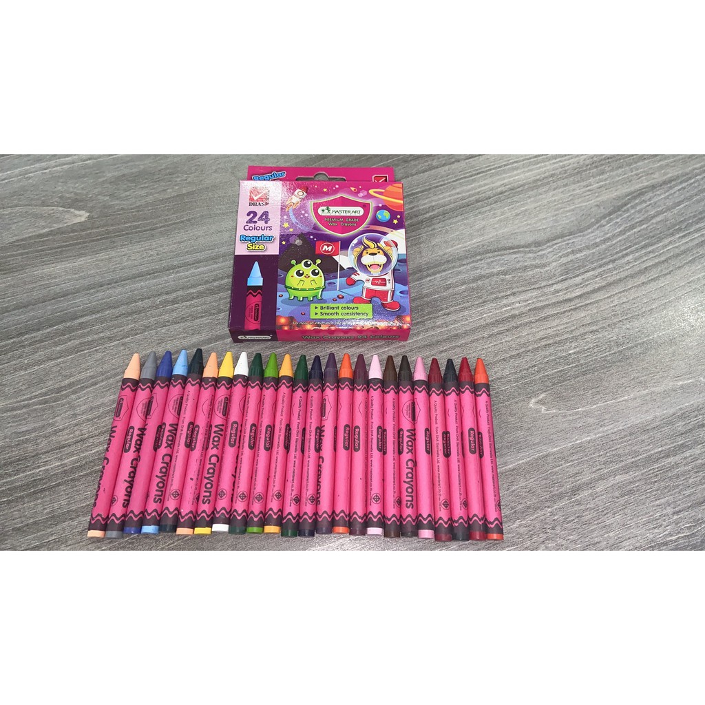 🍓Bút sáp 24 màu Regular Master art