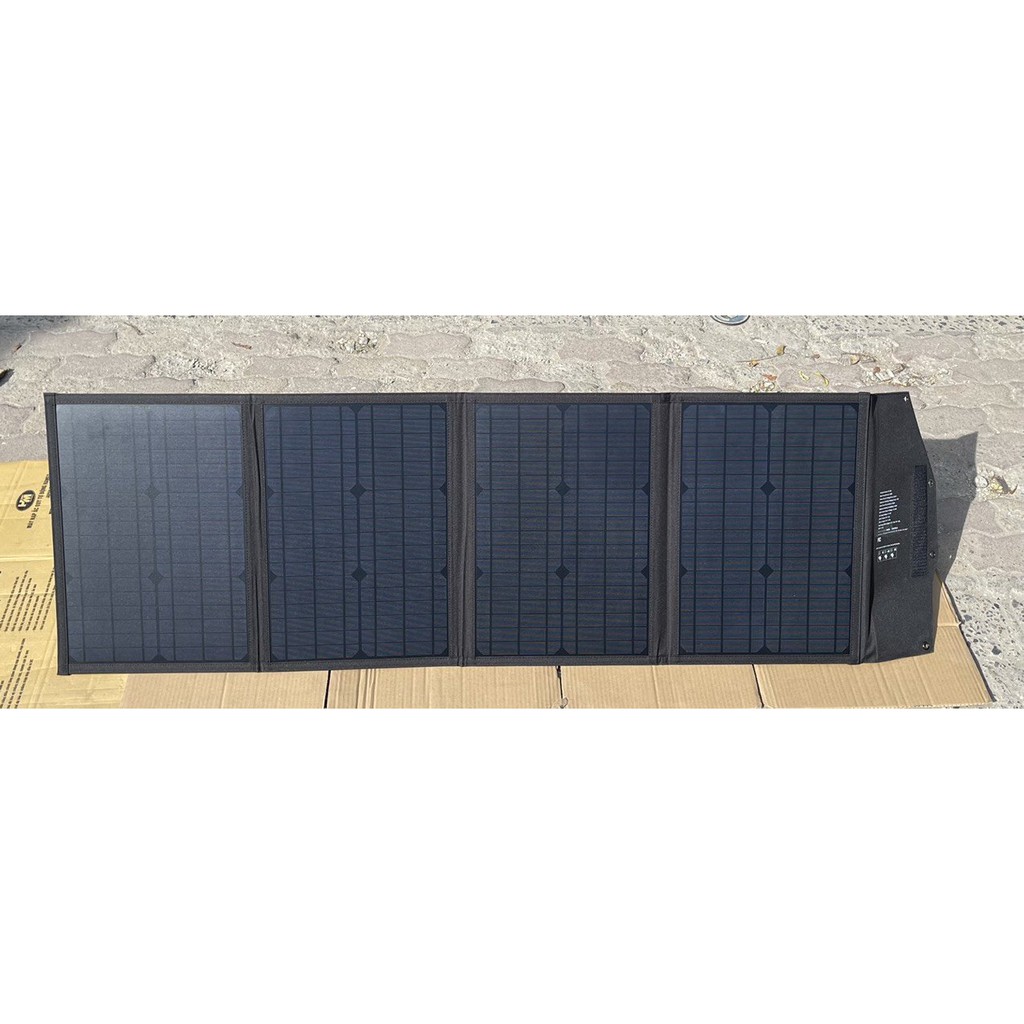 Tấm Pin Năng Lượng Mặt Trời Gấp Gọn Mono 100W 18V