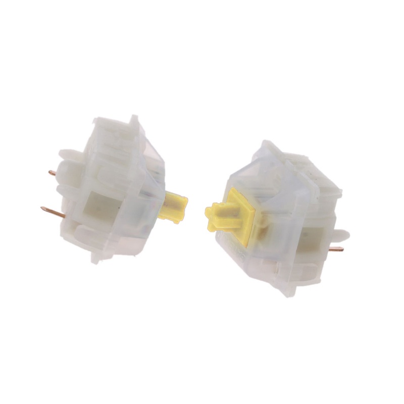 Công Tắc 5 Chấu Màu Vàng Sữa Cho Bàn Phím Cơ Chơi Game Gateron MX