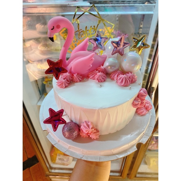 Bánh sinh nhật/bánh kem con hạc dễ thương