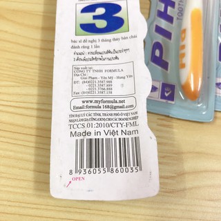 BÀN CHẢI ĐÁNH RĂNG PIH MS 519 M2T