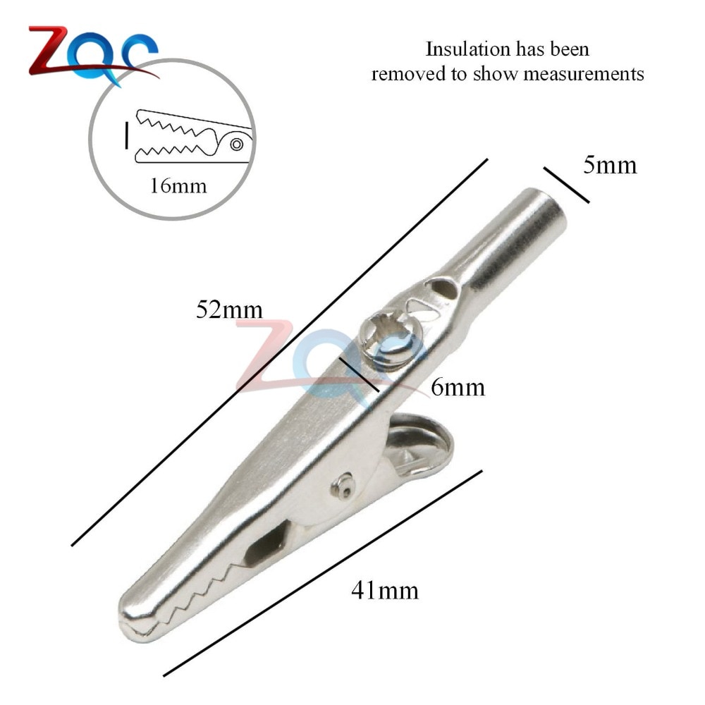 Bộ 10 Kẹp Cá Sấu Chuyên Dụng 52mm