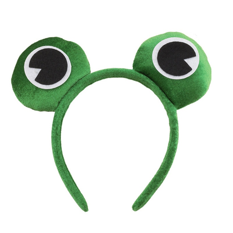 Băng Đô Cài Tóc Hình Mắt Ếch 3D Nhồi Bông Dễ Thương Vui Nhộn Cho Nữ