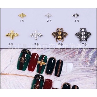 Charm ong gucci trang trí móng- phụ kiện nail