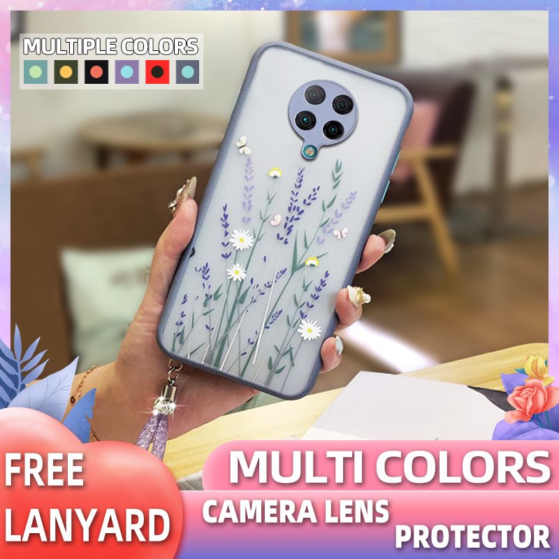 Ốp Điện Thoại Hai Trong Một Có Nút Màu Tương Phản Cho Xiaomi Redmi K30 Pro / Poco F2 Pro / K30Pro Zoom