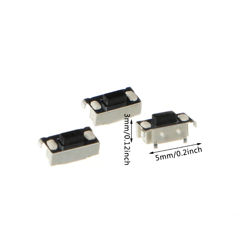 100 Nút Nhấn Công Tắc Cảm Ứng 3x6 X 3.5mm Smd