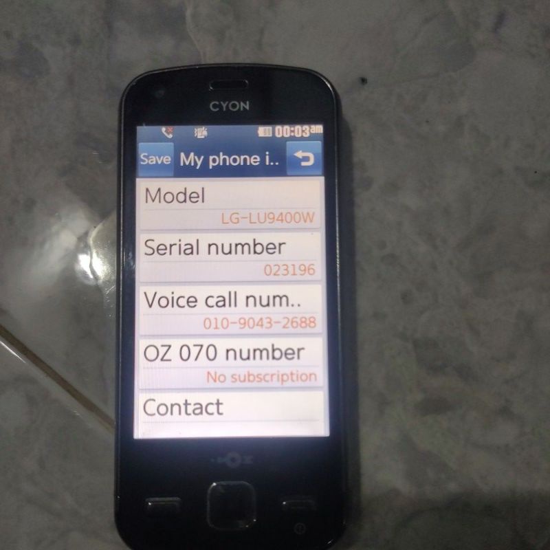 Điện thoại hàn quốc LG