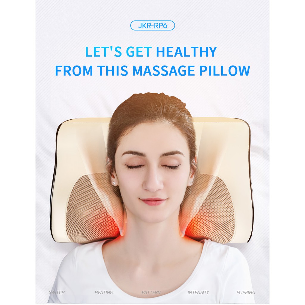 Gối Massage Sưởi Ấm Hồng Ngoại Jinkairui Quà Tặng Cho Cha Mẹ