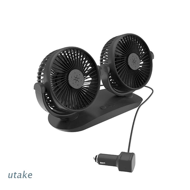 Quạt Tản Nhiệt Hai Đầu 3 Tốc Độ Gió 12v 24v Có Thể Điều Chỉnh 360 Độ Cho Xe Hơi / Tàu Thuyền / Xe Hơi / Tàu Thuyền