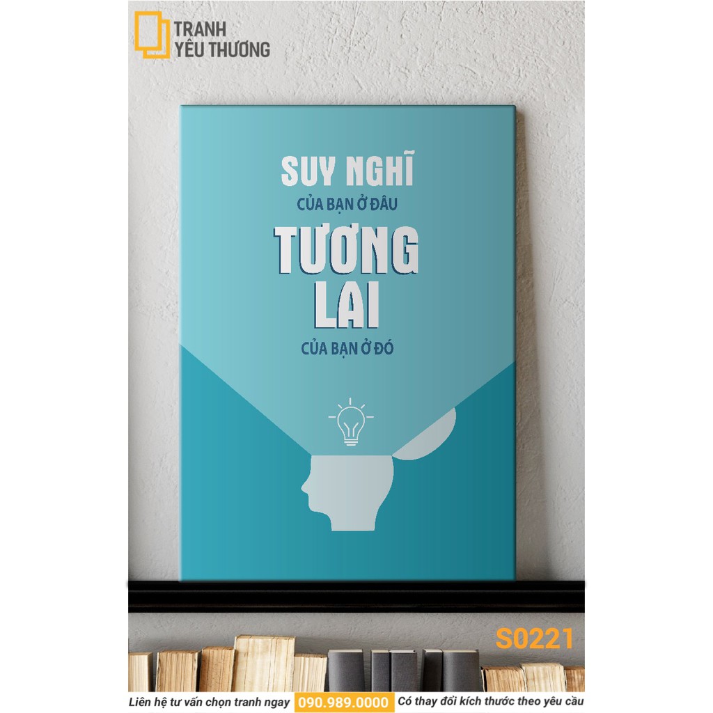 (Phần 12)[Siêu Rẻ Đẹp] Tranh Văn Phòng tạo động lực - Canvas treo tường trang trí